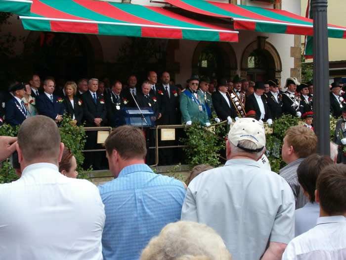 Die Eröffnung durch den Bürgermeister