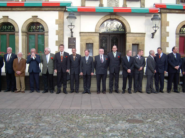 Die Schafferrund wartet auf die Meldungen der Spielmannszüge