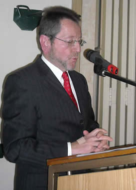 Bürgermeisterkessler bei seine Martini-Rede