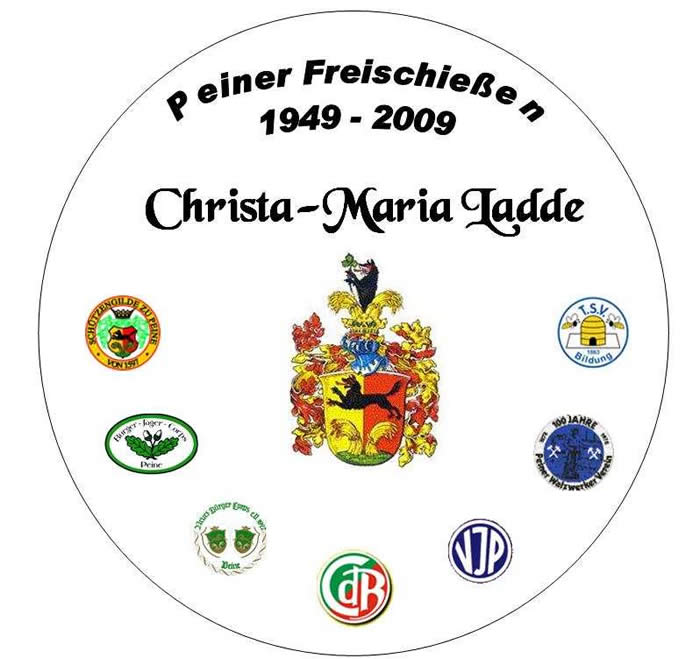 Ehrenscheibe zum 60 jährigen Jubiläum