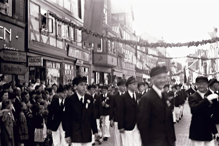 Der Ausmarsch der Turnbrüder