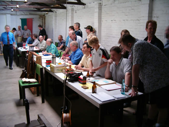 Der Schießstand von innen