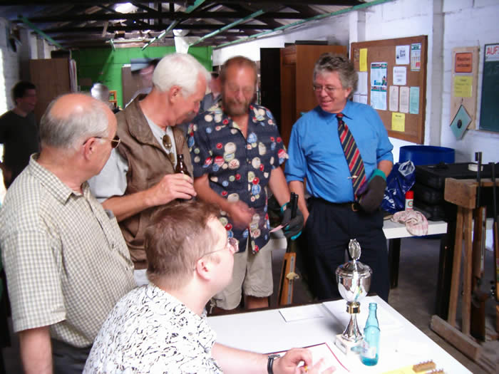 Die Schützen im Gespräch