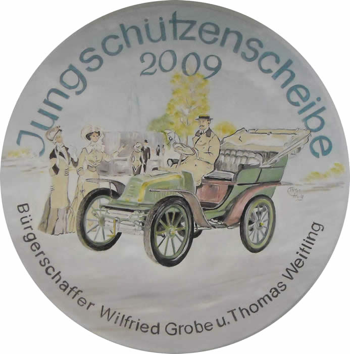 Jungschützenscheibe OPEL Darracq
