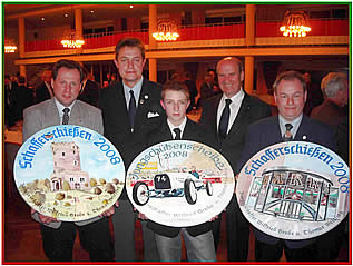 v.l. Gisbert Gramse, Thomas Weitling, Marcel Hoppe, Wilfried Grobe und Detlev Lange